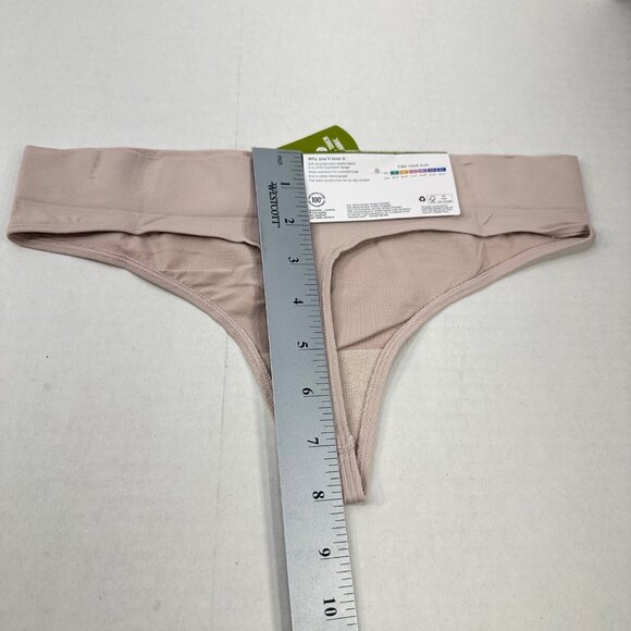 Jockey Women's Size Medium Panty Thong Essentials Beige New With Tags - Picture 12 of 12